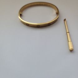Authentic Women's Cartier 18K Bracelet With Screwdriver $2400 Pickup In Oakdale 