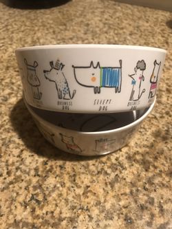 Dog bowls