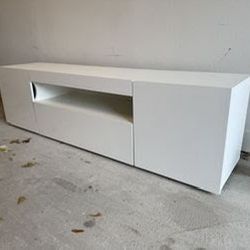 White TV stand