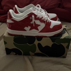 BAPE RED SK8 STA 