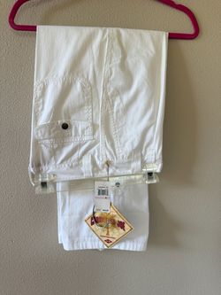 women's white pants size 6 brand new
