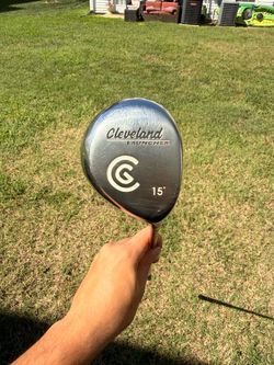 Cleveland Launcher #3 Wood, 15 Degree, S Flex, Gold, 65g Shaft