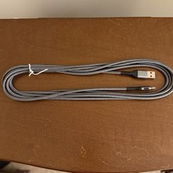 MFi-Certified Durable Nylon Braided 10 Foot Lightning to USB-A Cable Brand New