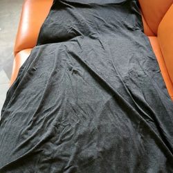 Gray Modal drape half-length skirt for women in summer