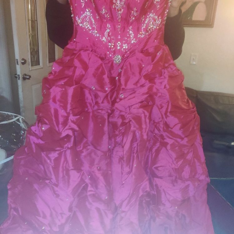 Quincenera 15 Pink Dress