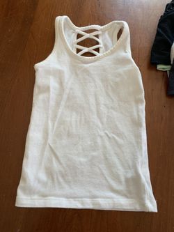 Old navy girls size 5 white tank