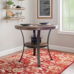 ✨ BRAND NEW – Beautiful Powell 42" Round Counter-Height Table, Umber brown ✨
