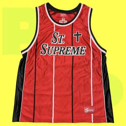Supreme St. Supreme Basketball Jersey (X-Large)