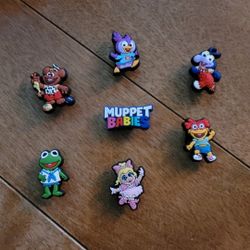 Lot Of 7 Muppet Croc Charms 