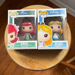 Alice & Ariel Funko Pops