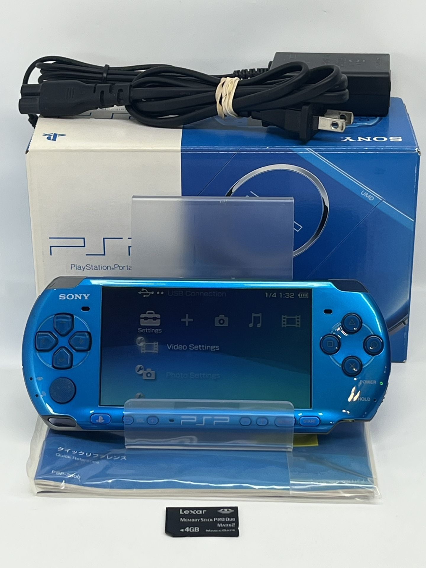 Psp 3000 Blue PSP Playstation Portable Vibrant Blue (PSP 3000 VB