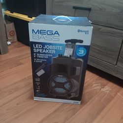 Tzumi Mega Bass LED Jobsite Speaker