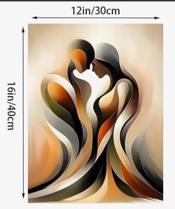 Frameless wall art