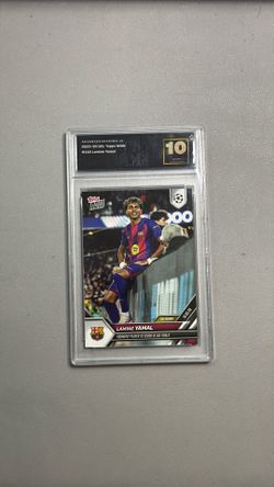 Lamine Yamal GEM10 Slab Topps