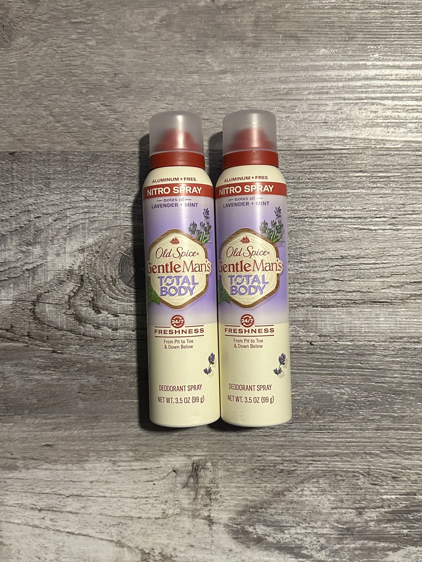 Old Spice Gentle Man’s Total Body Deodorant Spray $8 Each 