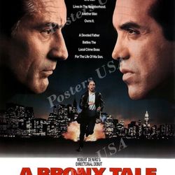 A Bronx Tale Movie Poster 24 x 36 Inches Full Sized Print Plexiglass Framed & Ready for Display