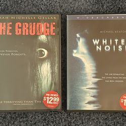 Lot Of 2 DVD Horror Movies - White Noise/The Grudge (2005, Widescreen)