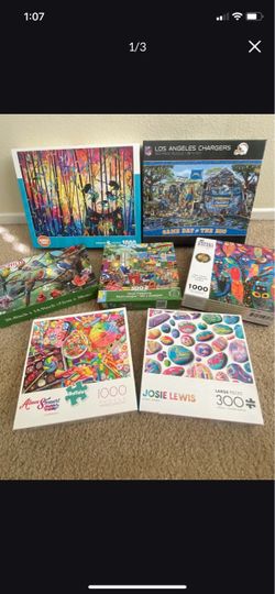 Lot of Jigsaw Puzzles (contact info removed) pieces