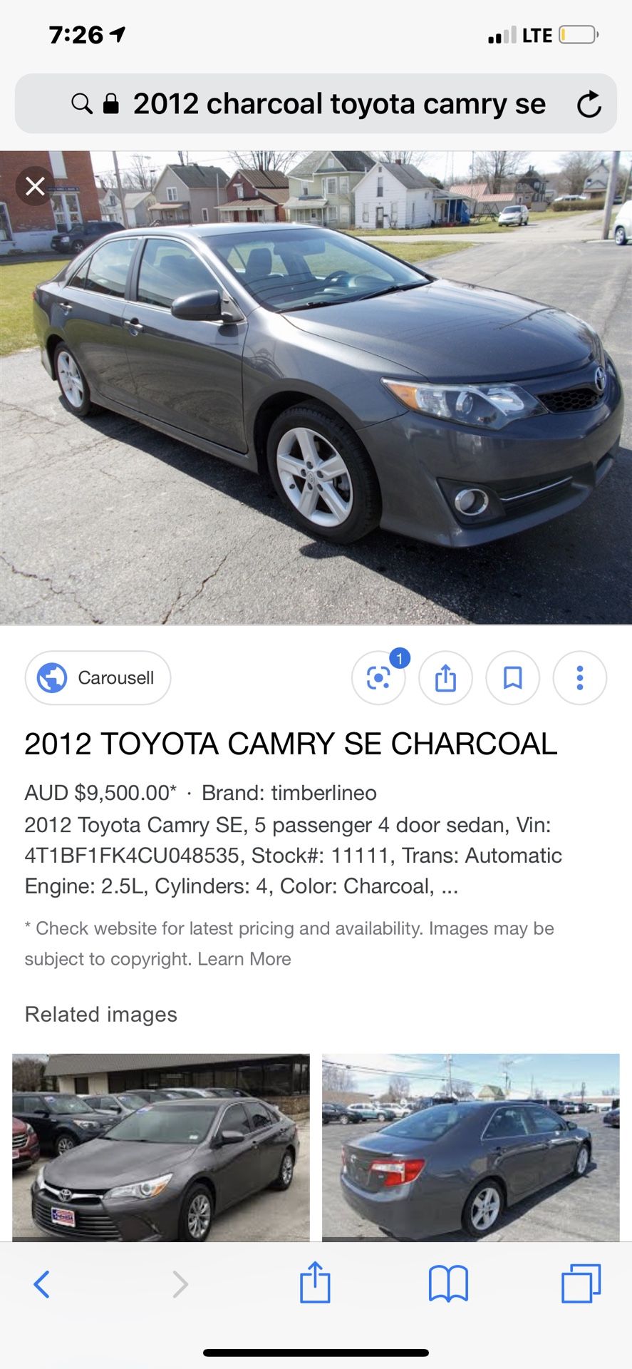 2012 Toyota Camry