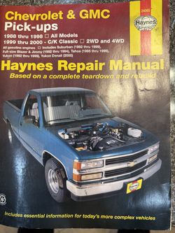 Haynes Repair Book for Chevy