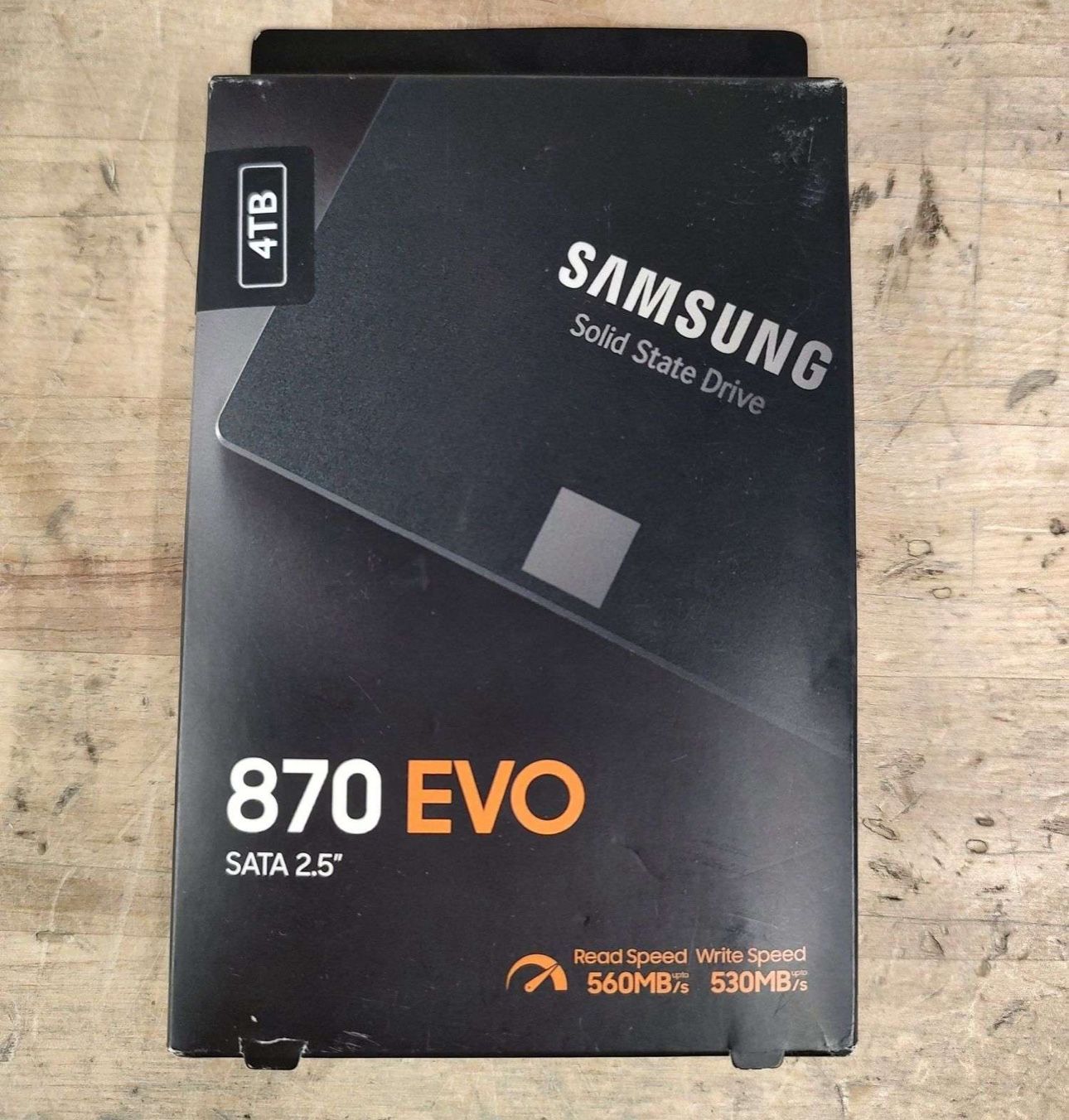 SAMSUNG 870 EVO Solid State Drive, SATA 2.5", 4tb, 560mb/s Read - 530mb/s Write Max