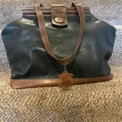 Saint Jack London Handbag Purse Saddle Bag Messenger Cross Body Leather 80s-90s