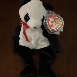 Fortune Panda Bear Beanie Baby Style #4196