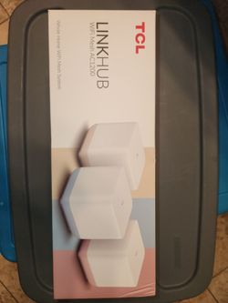TCL LINKHUB WiFi Mesh AC1200 — 3-Pack Whole Home System, FIRM $30