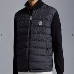 Moncler PADDED COTTON ZIP-UP CARDIGAN $995.00