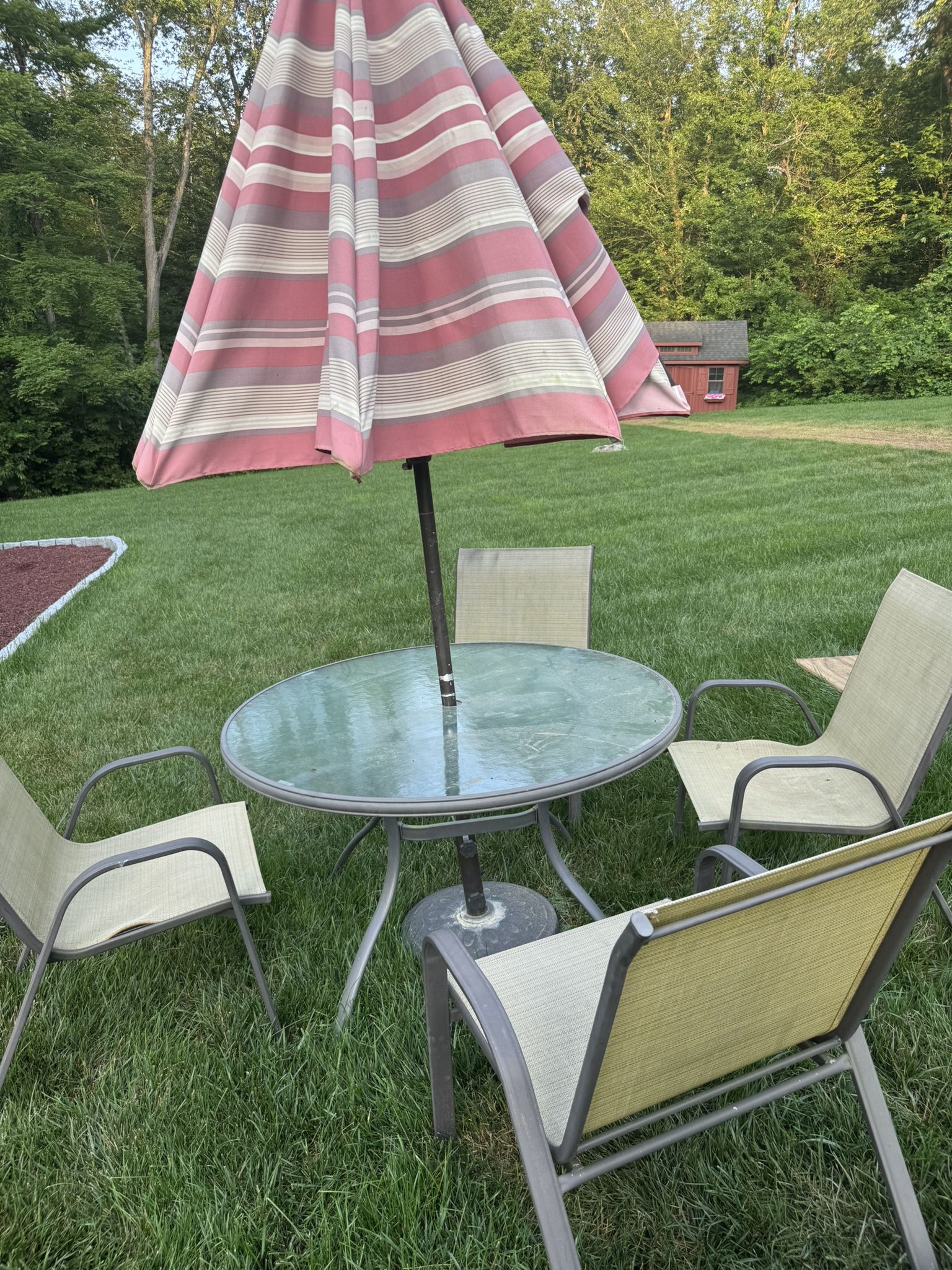 Patio Set. 9 Years Old FREE