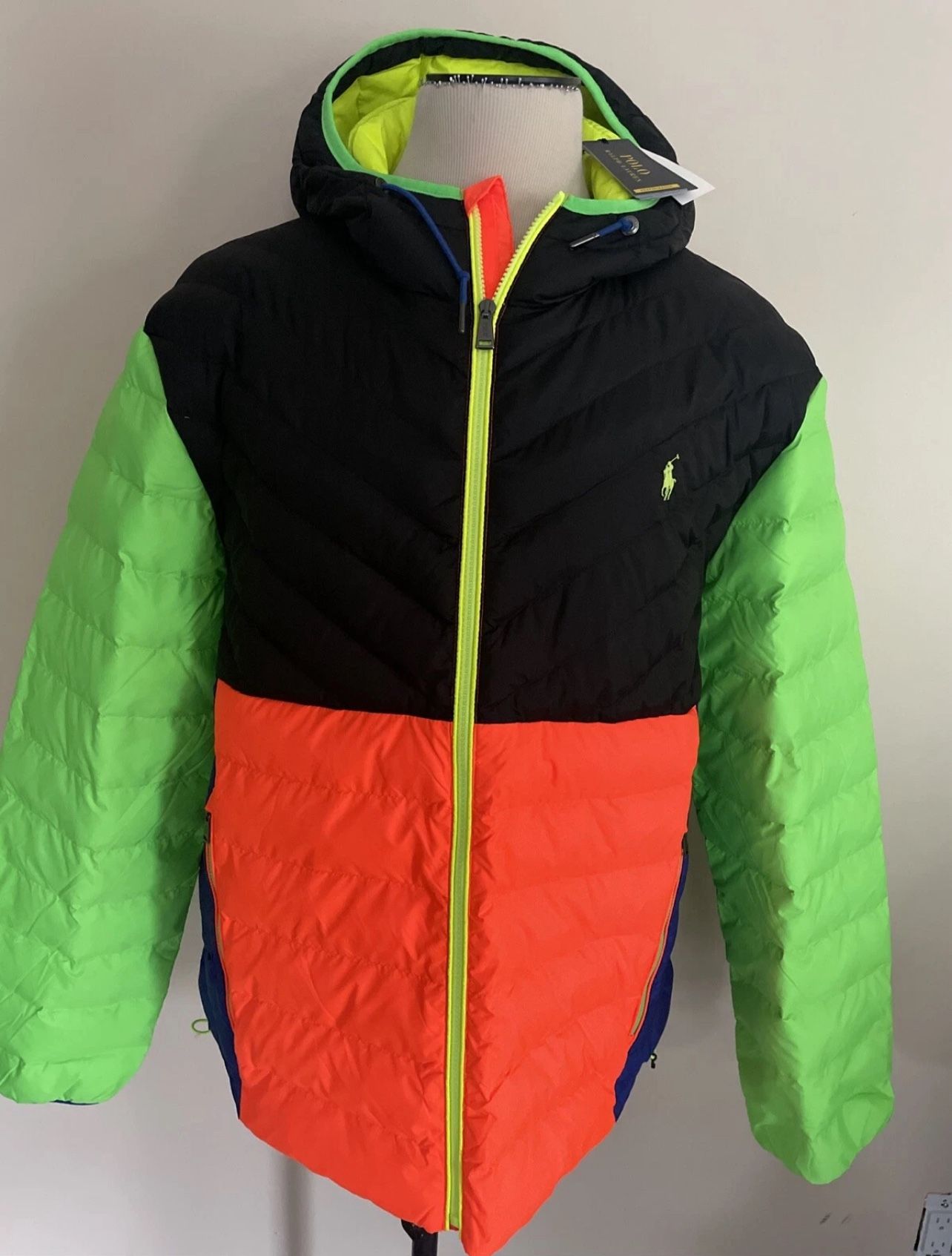 POLO RALPH LAUREN Performance Hooded New Men’s Full ZIP Jacket Sz XXL