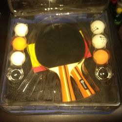 JP Winlook Portable Ping Pong Paddle Set