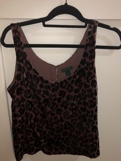 BRAND NEW *J CREW* VELVET LEOPARD TOP SIZE 6