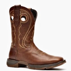 🤠🔥 LADY REBEL BY DURANGO WESTERN BOOTS – DARK CHESTNUT – SIZE 10M – NEW WOMEN’S WORK BOOTS 🔥🤠