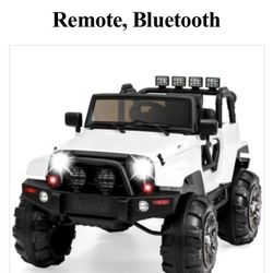 12v Ride On Truck W/ 3 Speeds, Remote