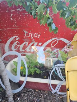 Vintage,  Coca-Cola sign.