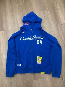 Awful Lot of Cough Syrup MLB Zip up Hoodie Men’s Large ~ Perfect condition!!
