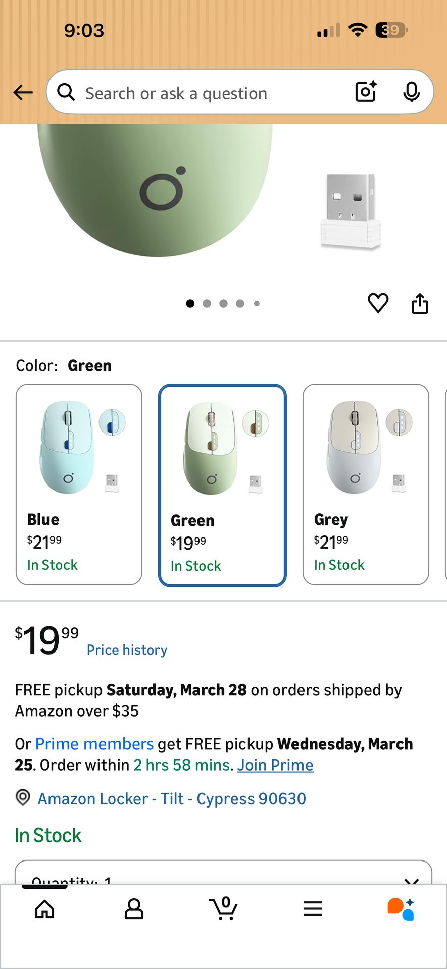EWEADN Q5 Wireless Mouse, Bluetooth & 2.4G Quiet Computer Mouses with Battery Level Display, 1600 DPI, Ergonomic Office Mouse, 6 Button Portable Cute