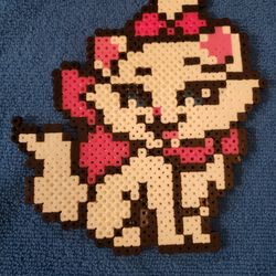 Aristocats Marie Perler Beads