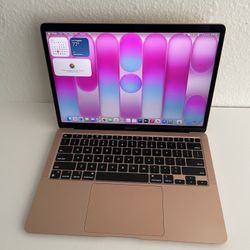 Apple MacBook Air 13 (M1 chip / 2020 / Gold) 8GB Memory 256GB storage great laptop  