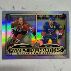BOBBY / BRETT HULL - 2023-24 UD Tim Hortons Duos  Family Foundations #FF-12