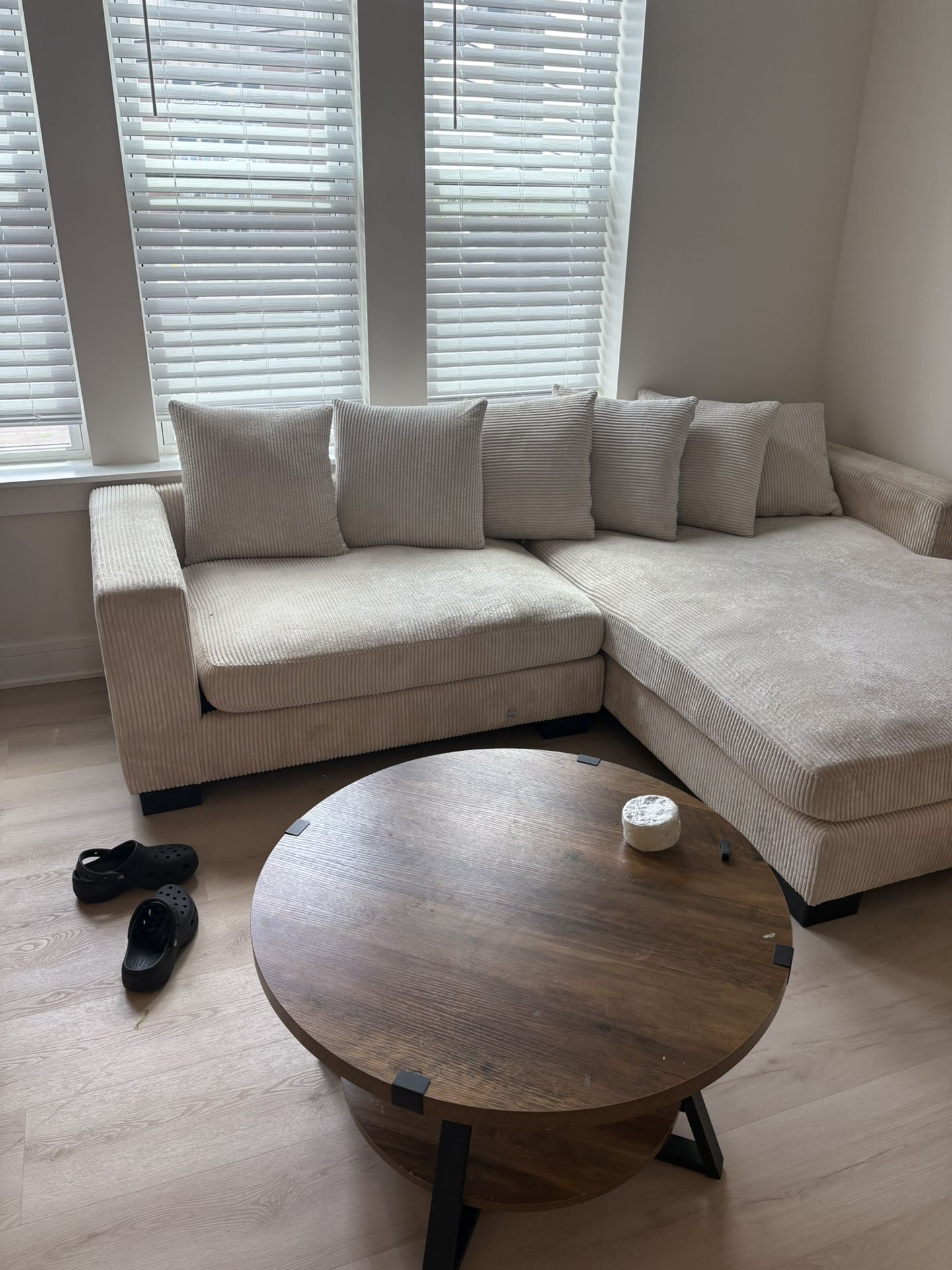 Sectional And Coffee Table