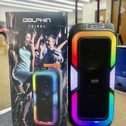 Dolphin 1060 Dual 10” Rechargeable Party Speaker