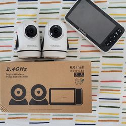 HelloBaby Dual Monitor & Cameras