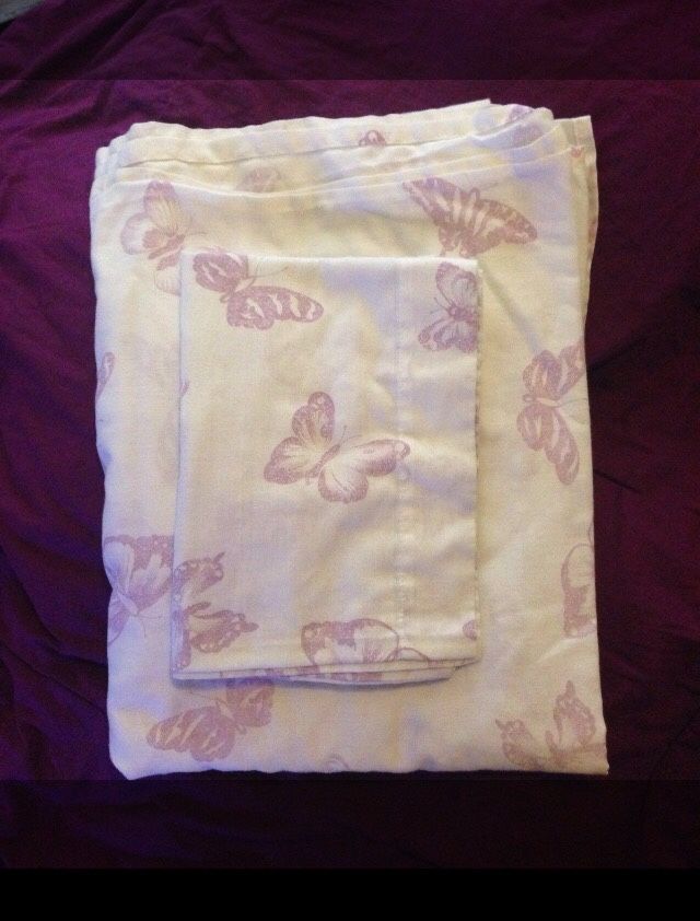 Butterflies Twin Sheet Set