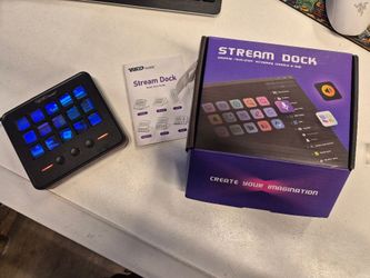 VSDinside Stream Dock M18 – Programmable Macro Keypad, Stream Deck Alternative for PC & Mac $40