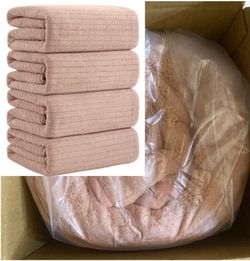 4 Pcs Bath Towels Set