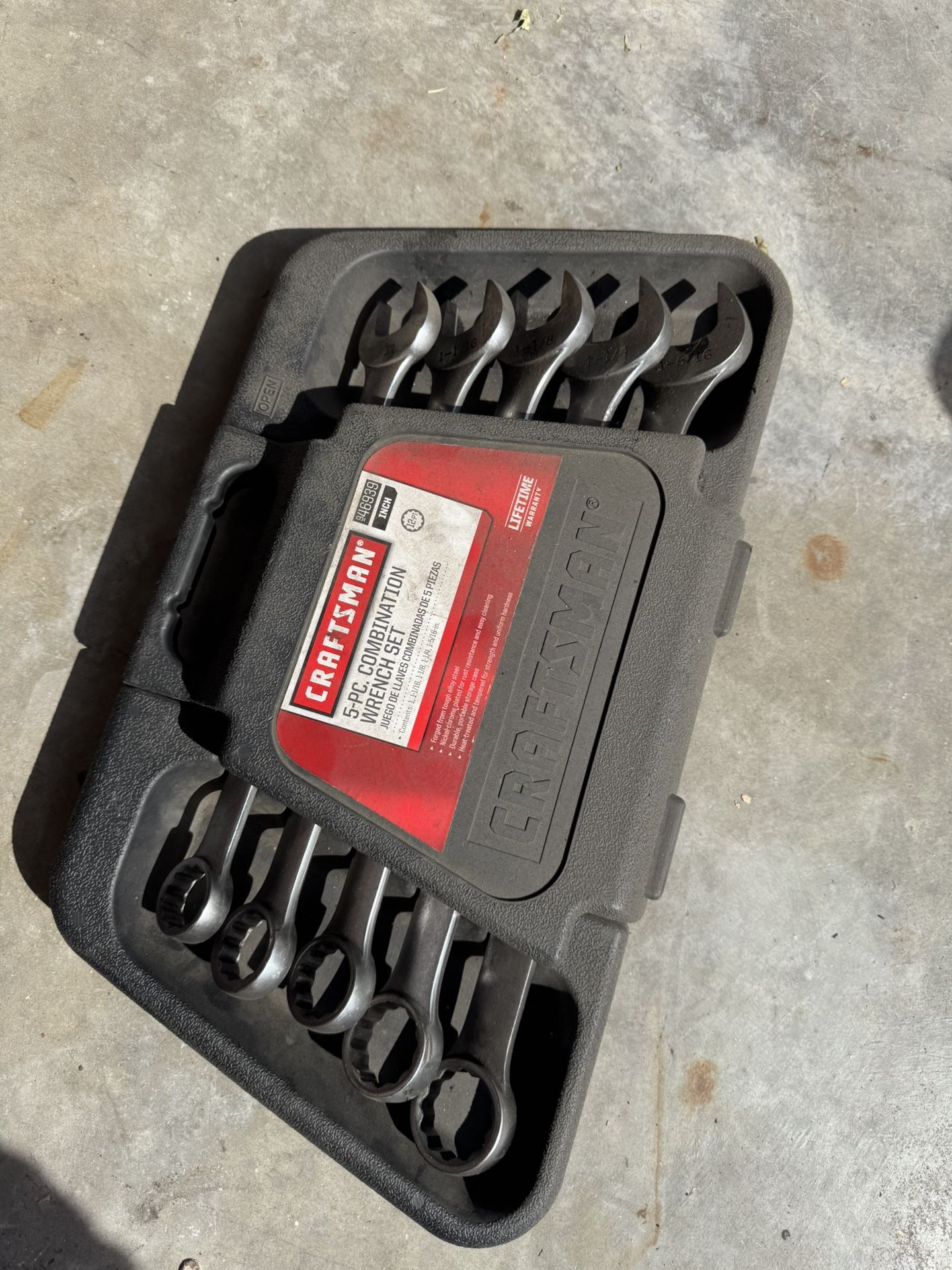 Craftsman Five Piece Wrench Set