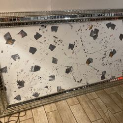 Large Glass Tile Framed Painting 