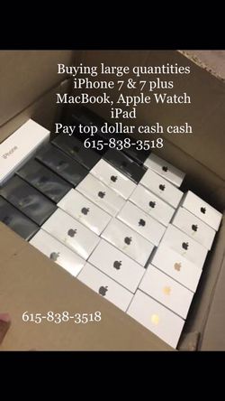 Buying iPhone 7 & 7 plus new , used